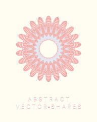 Geometric shape for design. Wireframe illustration. Molecular grid. 3d technology style. Vector illustration. Futuristic connection structure for chemistry and science.