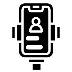 LIVE STREAMING glyph icon,linear,outline,graphic,illustration