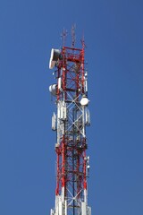 Mobile network base station tower
