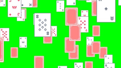 トランプ カード 移動 整列 グリーンバック [別Verあり]