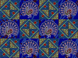 Batik Indonesian: is a technique of wax-resist dyeing applied to whole cloth, or cloth made using this technique originated from Indonesia.