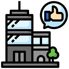 THUMBS UP filled outline icon,linear,outline,graphic,illustration