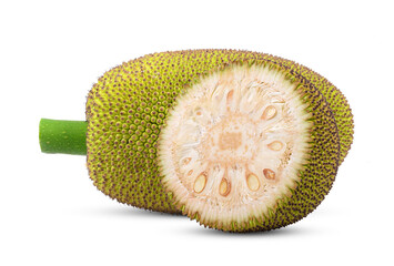 Jackfruit isolated on the white background
