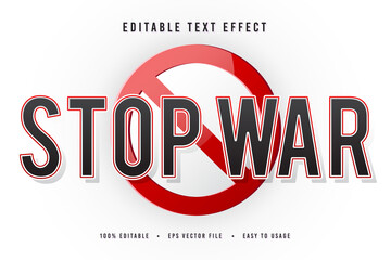 decorative stop war Font and Alphabet vector