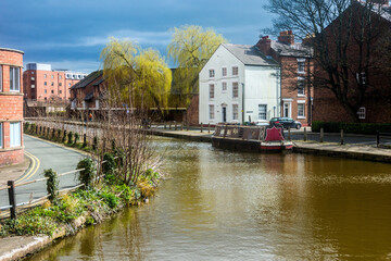 The Chester Canal, Chester, UK. - obrazy, fototapety, plakaty