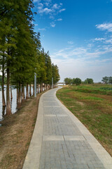The road of City Park in China