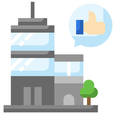 THUMBS UP flat icon,linear,outline,graphic,illustration