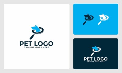 pet dog search logo