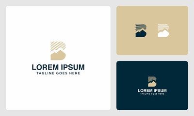 monogram logo initials B mountain © VianSmith