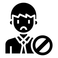 REJECTED glyph icon,linear,outline,graphic,illustration