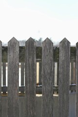 wooden fence