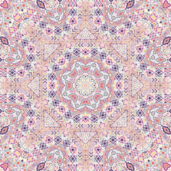 Naklejka premium Abstract seamless pattern with geometric elements structure.