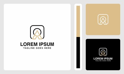 camera initials A logo