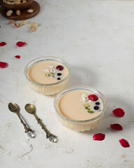 Custard Desert with dry fruits