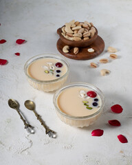 Custard Desert with dry fruits