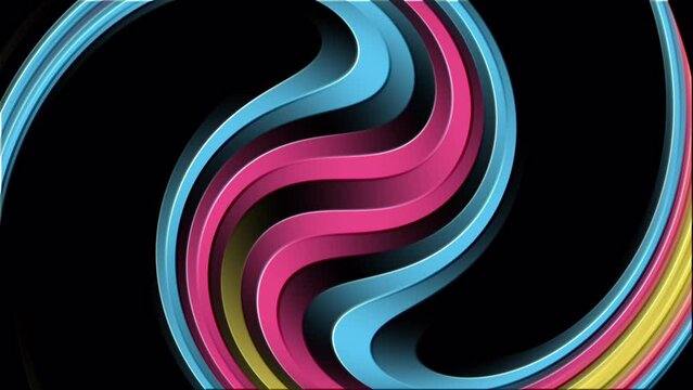 Swirly Dynamic Background Loop with Alpha Channel