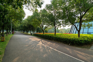 The road of City Park in China