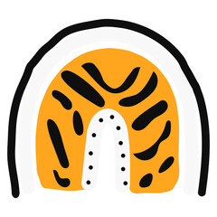 Baby boho Clipart vector Illustration