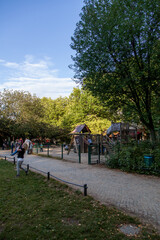 Playground in a park 