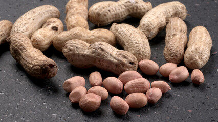 Composition of peanuts serving to make oil, peanut butter. Great for healthy and dietary nutrition....