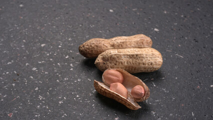Composition of peanuts serving to make oil, peanut butter. Great for healthy and dietary nutrition....