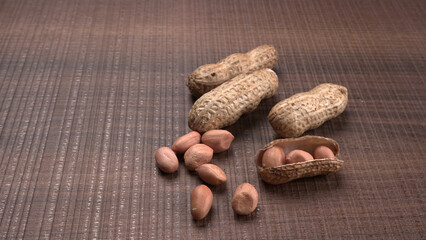 Composition of peanuts serving to make oil, peanut butter. Great for healthy and dietary nutrition....