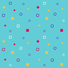 Abstract . Colorful geometric element pattern seamless. design for pillow, print, fashion, clothing, fabric, gift wrap. Vector.