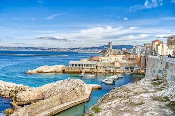 Marseille, Corniche, HDR Image - obrazy, fototapety, plakaty