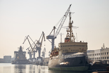 ship in the port