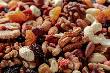 Dried berries and nuts.