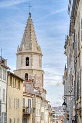Marseilles, Old neighbourhood of the Panier, HDR Image
