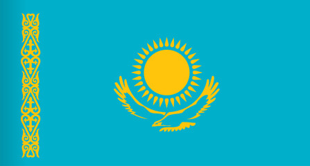 flag, Kazakhstan, kazakhstanskii flag, banner, checkbox