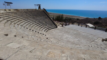 Kourion roman theater in cyprus