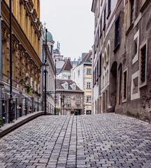 Fotobehang Vienna, Austria: Greek street in the old city center (in german Griechengasse), one of Vienna's most famous streets   © Agata Kadar