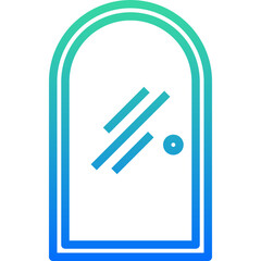 Arch door icon