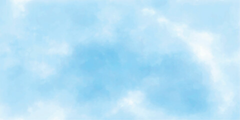 Beautiful White Clouds in Blue Sky 