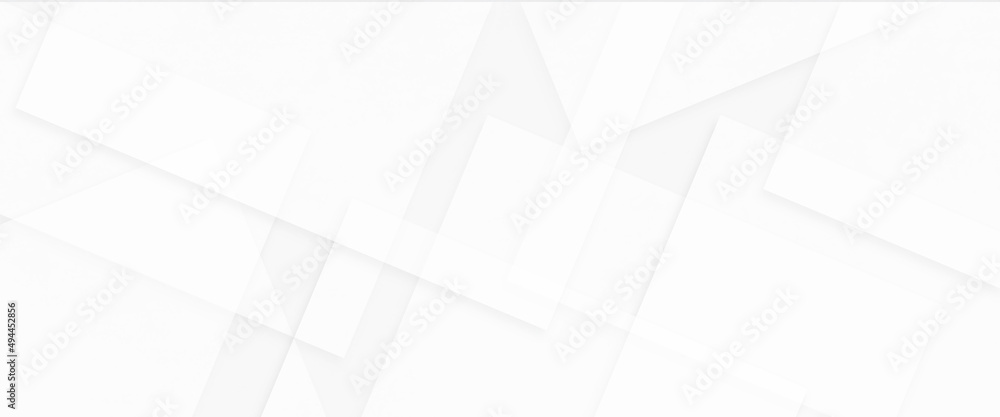 Poster abstract white background with diamond and triangle shapes layered in modern abstract pattern design