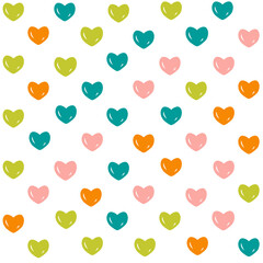 heart pattern , heart background ,heart vector texture