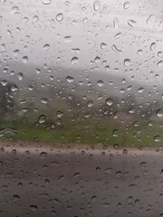 rain drops on window