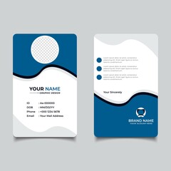 Modern and Clean Business id Card Template