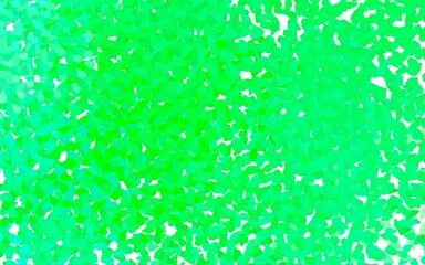 Light Green, Yellow vector background with abstract shapes.