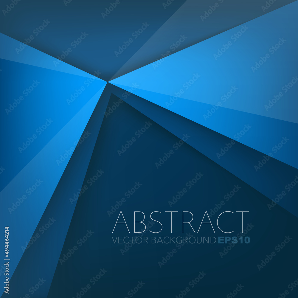 Fototapete graphic geometric triangle overlap vector layer background for text and message design