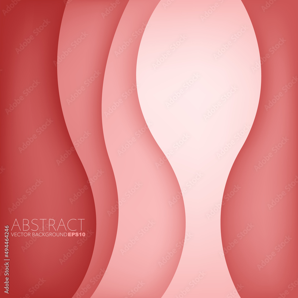 Poster graphic vector curve line overlap background for text and message design