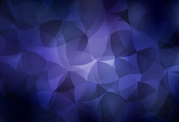 Fototapeta premium Dark Purple vector shining triangular background.