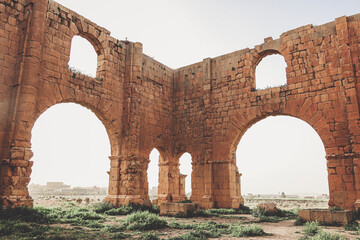 Of ruins Timgad Roman in Batna