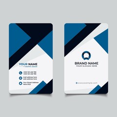 Vertical Business card Design vector