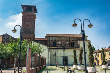 San Lorenzo Church in Collegno, Turin, Italy
