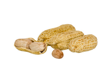 Close up of a bunch of peanuts