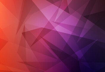 Light Pink, Red vector texture with triangular style.