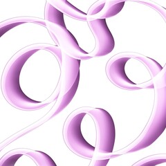 Cute colorful pattern with pink and purple ribbons on the white background nice for electronic devices screens